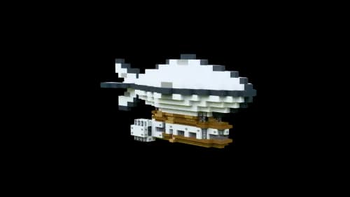 鱼雷型飞艇小