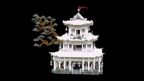 白塔天守阁