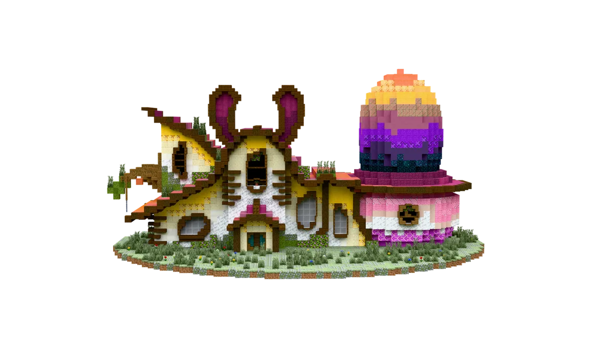 复活节兔兔小屋