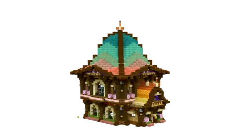 圆顶锈铜小屋