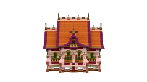 金合欢品红花园小屋