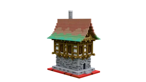 铜顶中世纪房屋·二