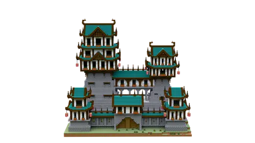大型日式城堡