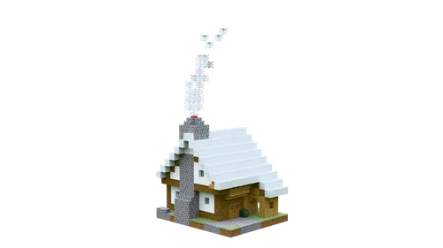 白屋顶小屋